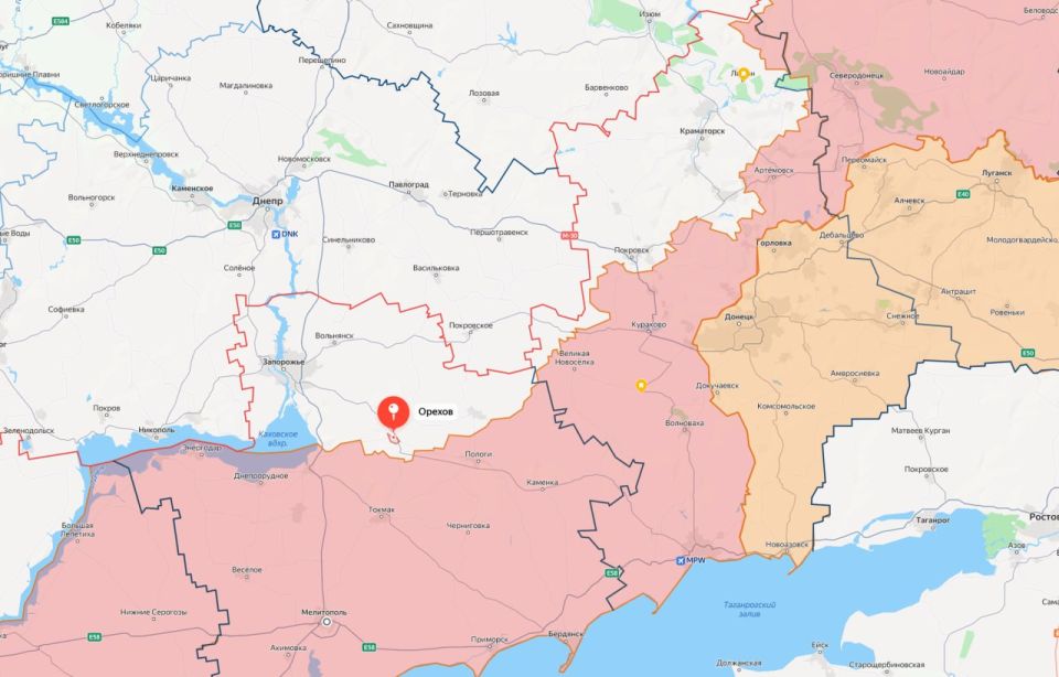 Два майора: Запорожский фронт. Перед нашими войсками в перспективе стоит трудная задача - освободить Орехов от ВСУ