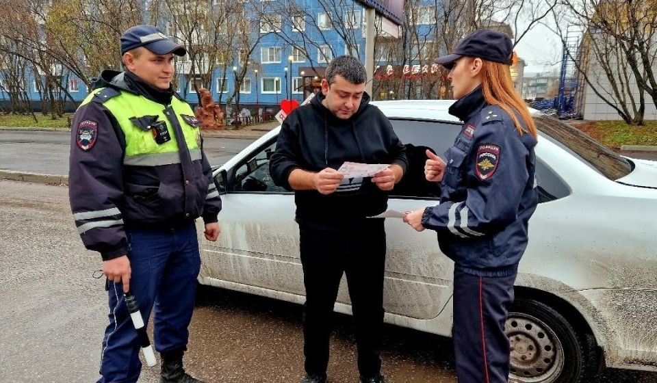 #Госавтоинспекторы11 г. Воркуты провели целевую акцию с водителями