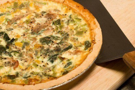 Сочная нежность: пирог с капустой и луком-пореем