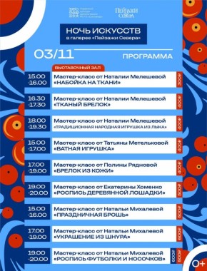 Галерея «Пейзажи Севера» приглашает на «Ночь искусств»