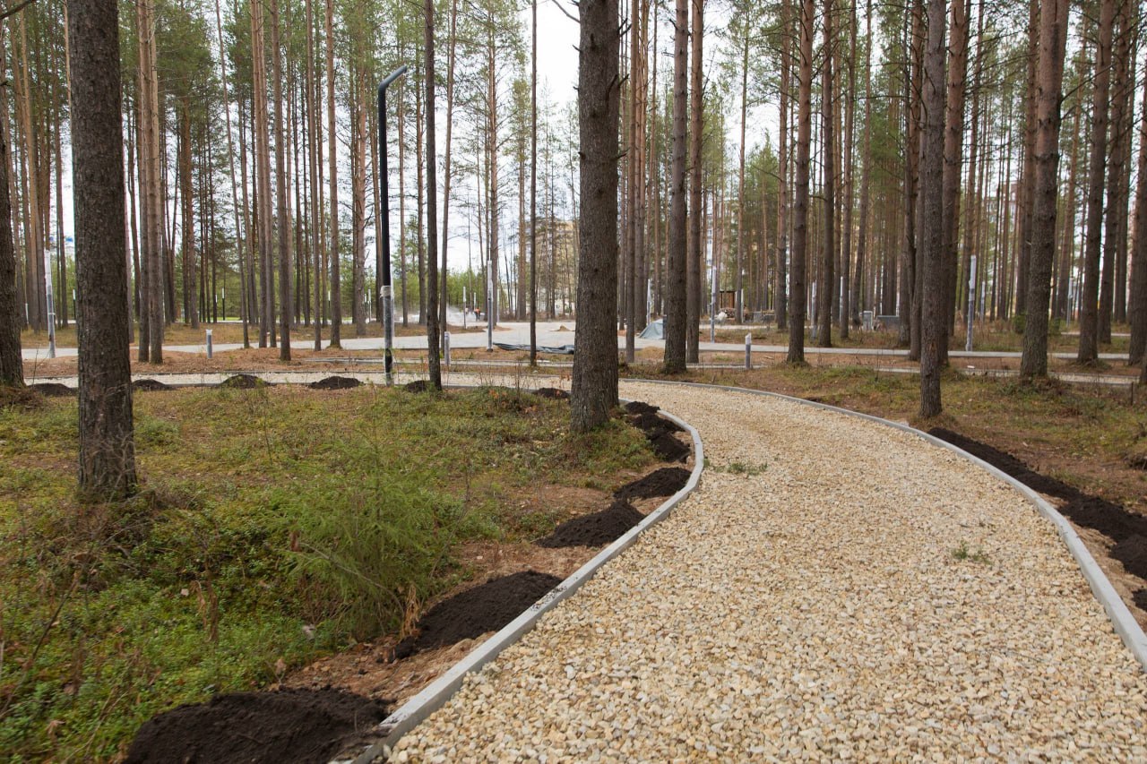 В Ухте создают новое современное пространство «Газпром парк» В Ухте создают новое современное пространство «Газпром парк»