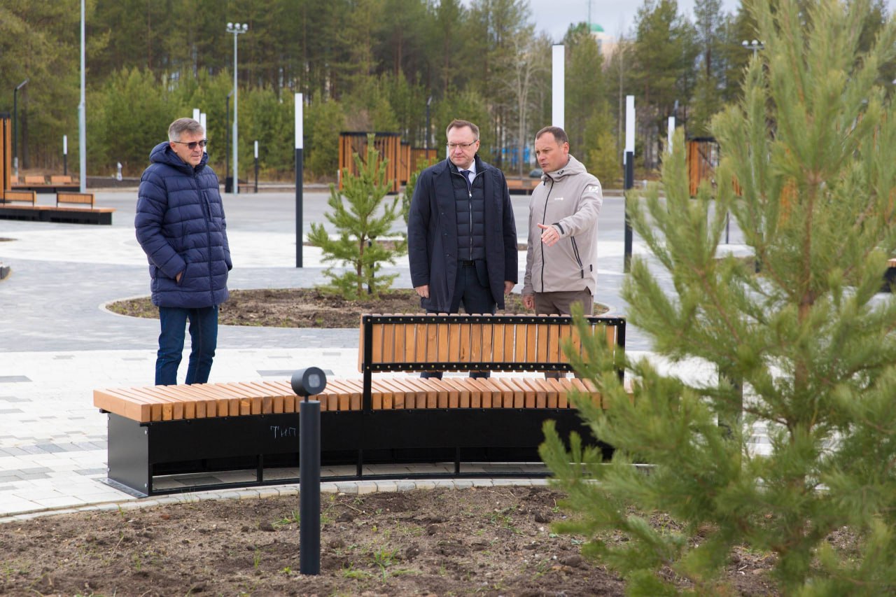 В Ухте создают новое современное пространство «Газпром парк» В Ухте создают новое современное пространство «Газпром парк»