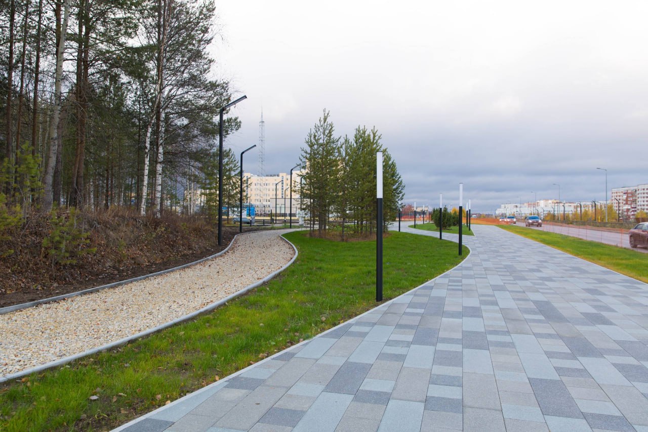 В Ухте создают новое современное пространство «Газпром парк» В Ухте создают новое современное пространство «Газпром парк»