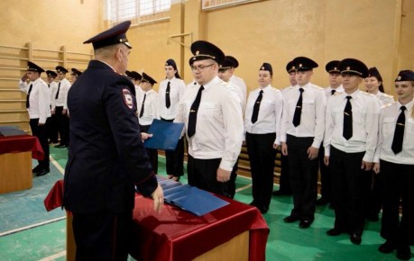 В Центре профессиональной подготовки МВД по Республике Коми состоялся выпуск четырех сержантских взводов
