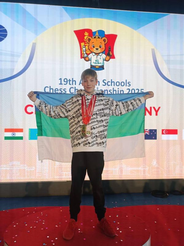 Максим Мартышин: Юный сыктывкарец Макар Бердашкевич стал чемпионом Азии по блицу среди школьников до 13 лет