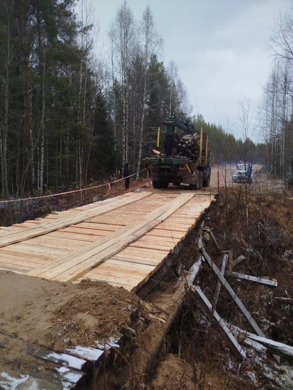 Мост, соединяющий Седкыркещ с заречными населенными пунктами Озёл и Сёйты Сыктывдинского района, восстановлен
