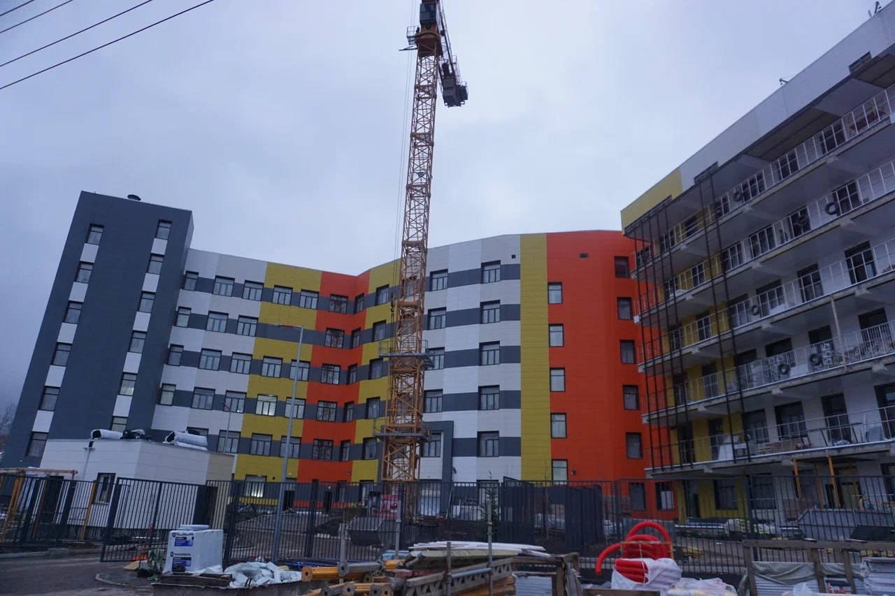 Новый корпус Республиканской инфекционной больницы готов на 92,8%