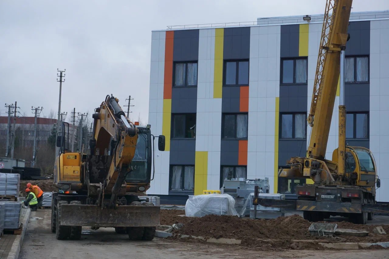 Готовность нового корпуса Республиканской детской клинической больницы — 83,4% Готовность нового корпуса Республиканской детской клинической больницы — 83,4%