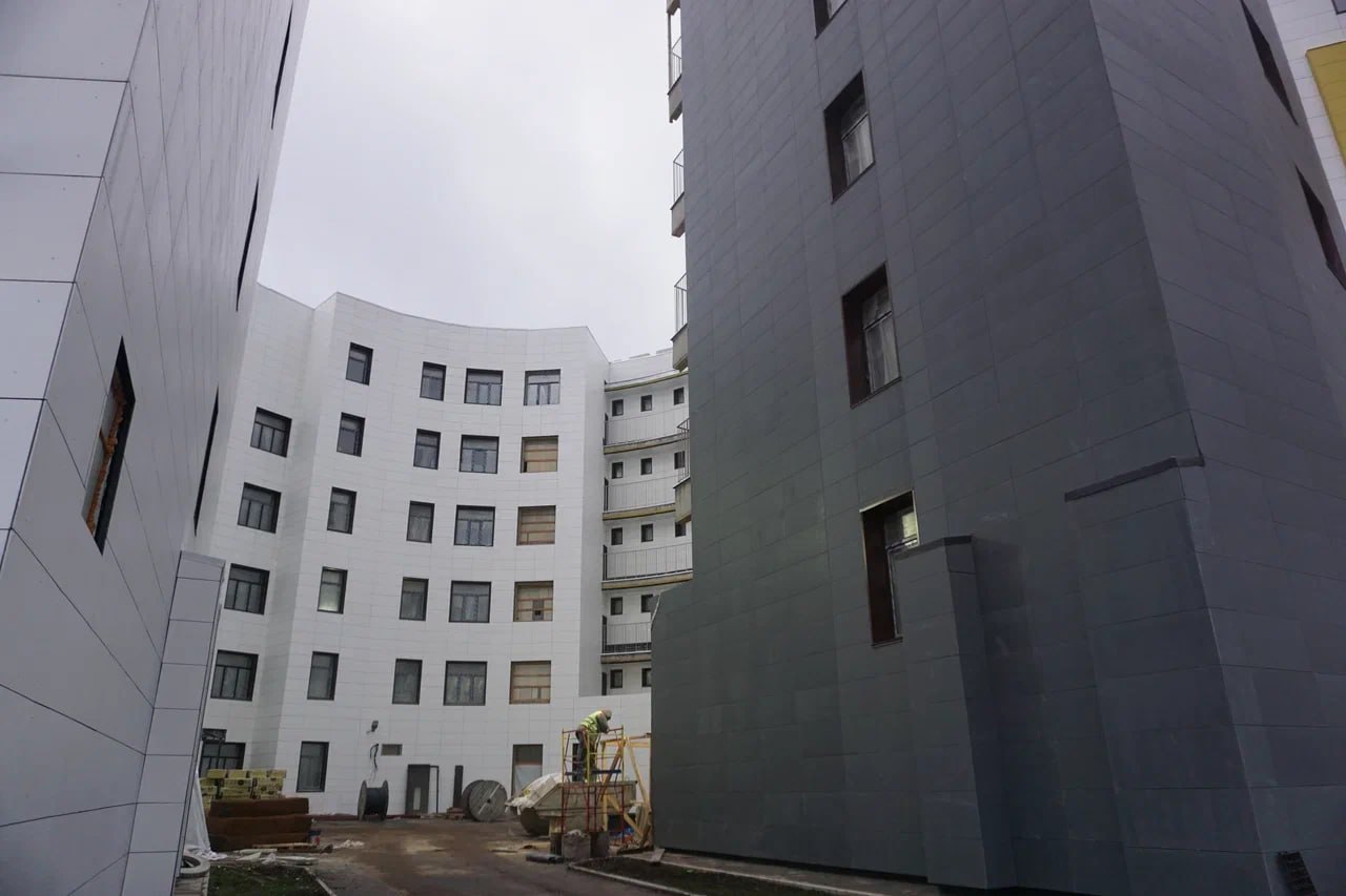 Новый корпус Республиканской инфекционной больницы готов на 92,8% Новый корпус Республиканской инфекционной больницы готов на 92,8%