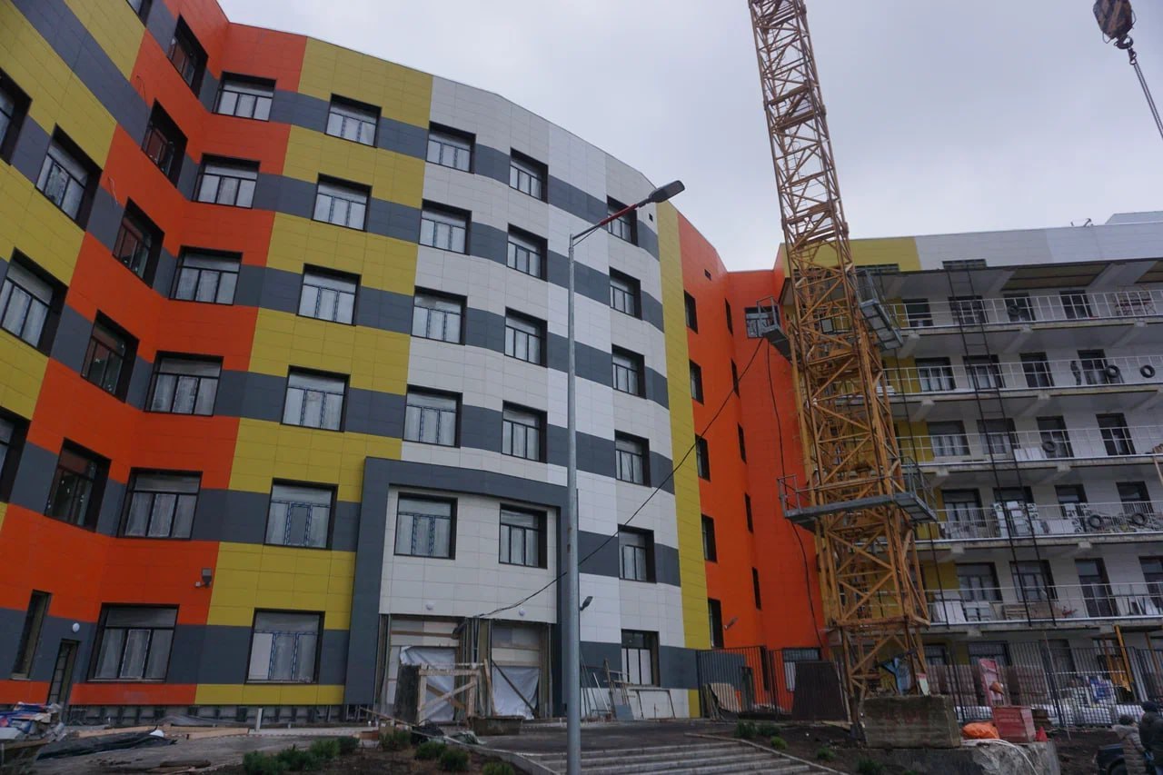 Новый корпус Республиканской инфекционной больницы готов на 92,8% Новый корпус Республиканской инфекционной больницы готов на 92,8%