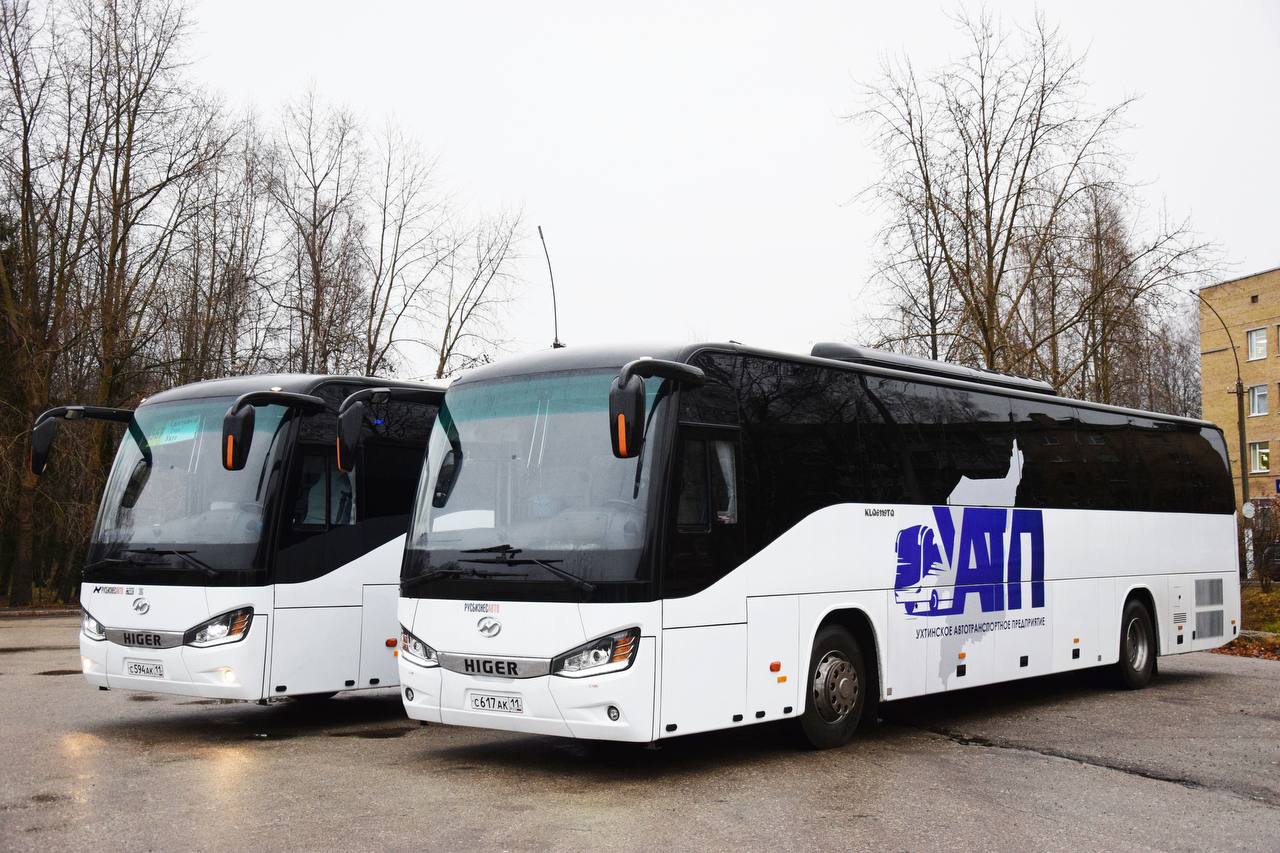 В Ухту поступили два новых пассажирских автобуса для междугородних поездок