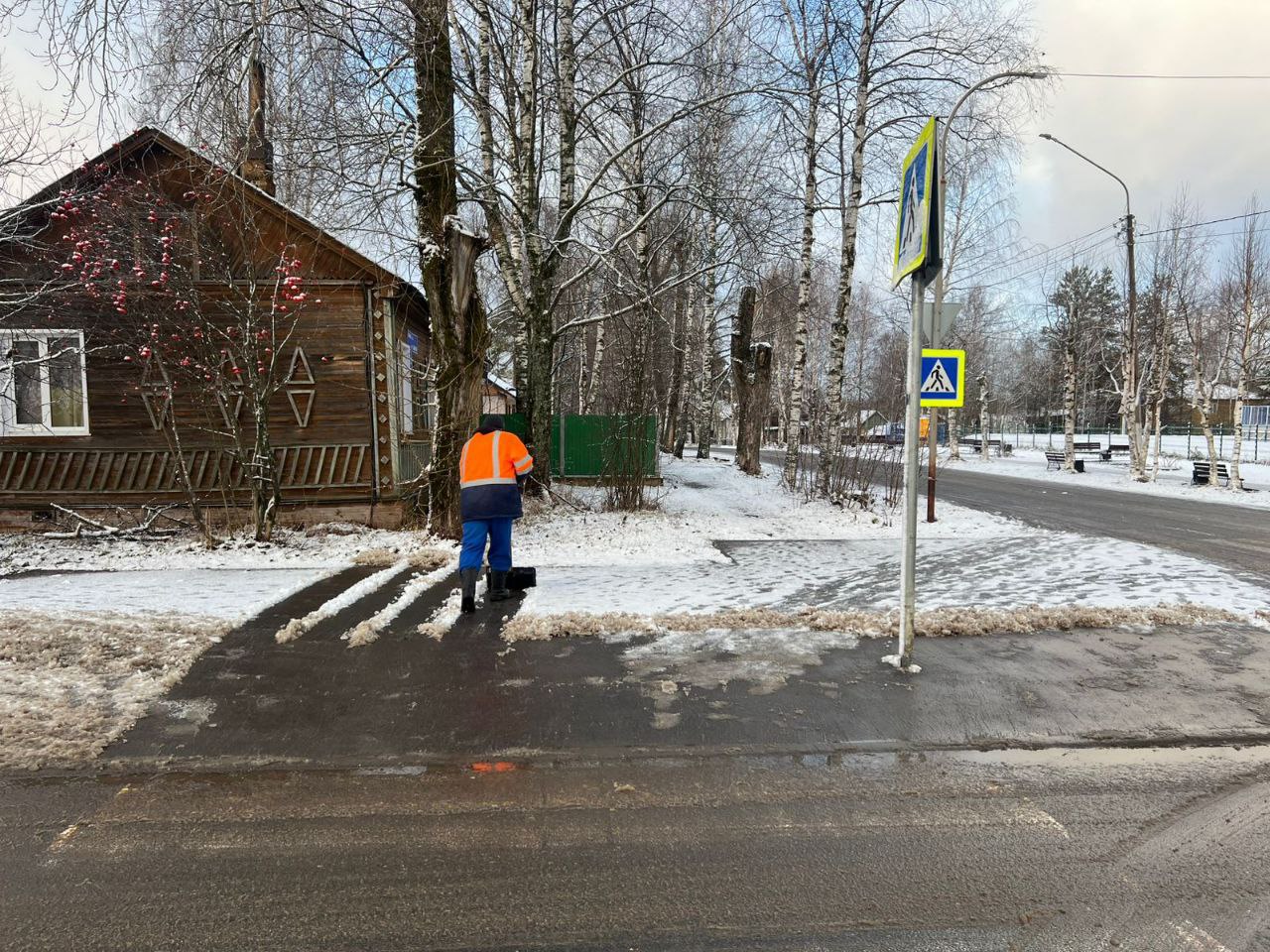 Утро бодрое, утро ранее!. Такое нынче выдалось утро у наших дорожных рабочих Утро бодрое, утро ранее!. Такое нынче выдалось утро у наших дорожных рабочих