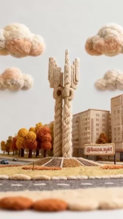 Максим Мартышин: В преддверии зимы - вязаный Сыктывкар