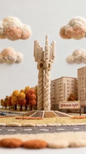 Максим Мартышин: В преддверии зимы - вязаный Сыктывкар