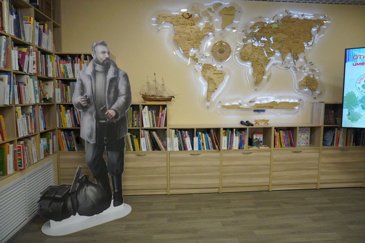 В Печоре обновили библиотеку им. Владимира Александровича Русанова В Печоре обновили библиотеку им. Владимира Александровича Русанова