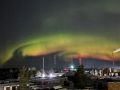 Вчера Печора вновь радовала северным сиянием