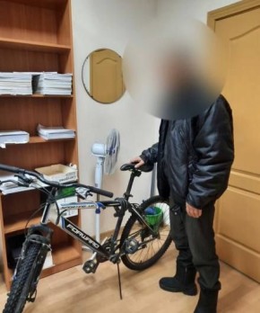 В Сыктывкаре полицейские вернули владельцу украденный велосипед