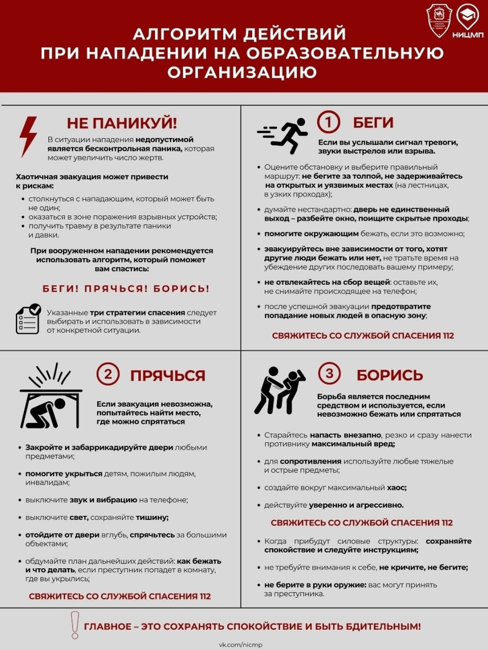 Как действовать при нападении на образовательную организацию и в ситуации захвата заложников Как действовать при нападении на образовательную организацию и в ситуации захвата заложников