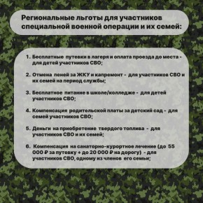 Льготы для участников специальной военной операции и их семей