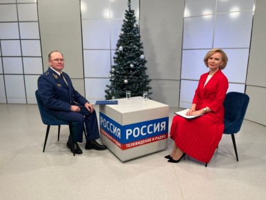Сегодня на канале "Россия 24" смотрите эксклюзивное интервью прокурора Республики Николая Егорова