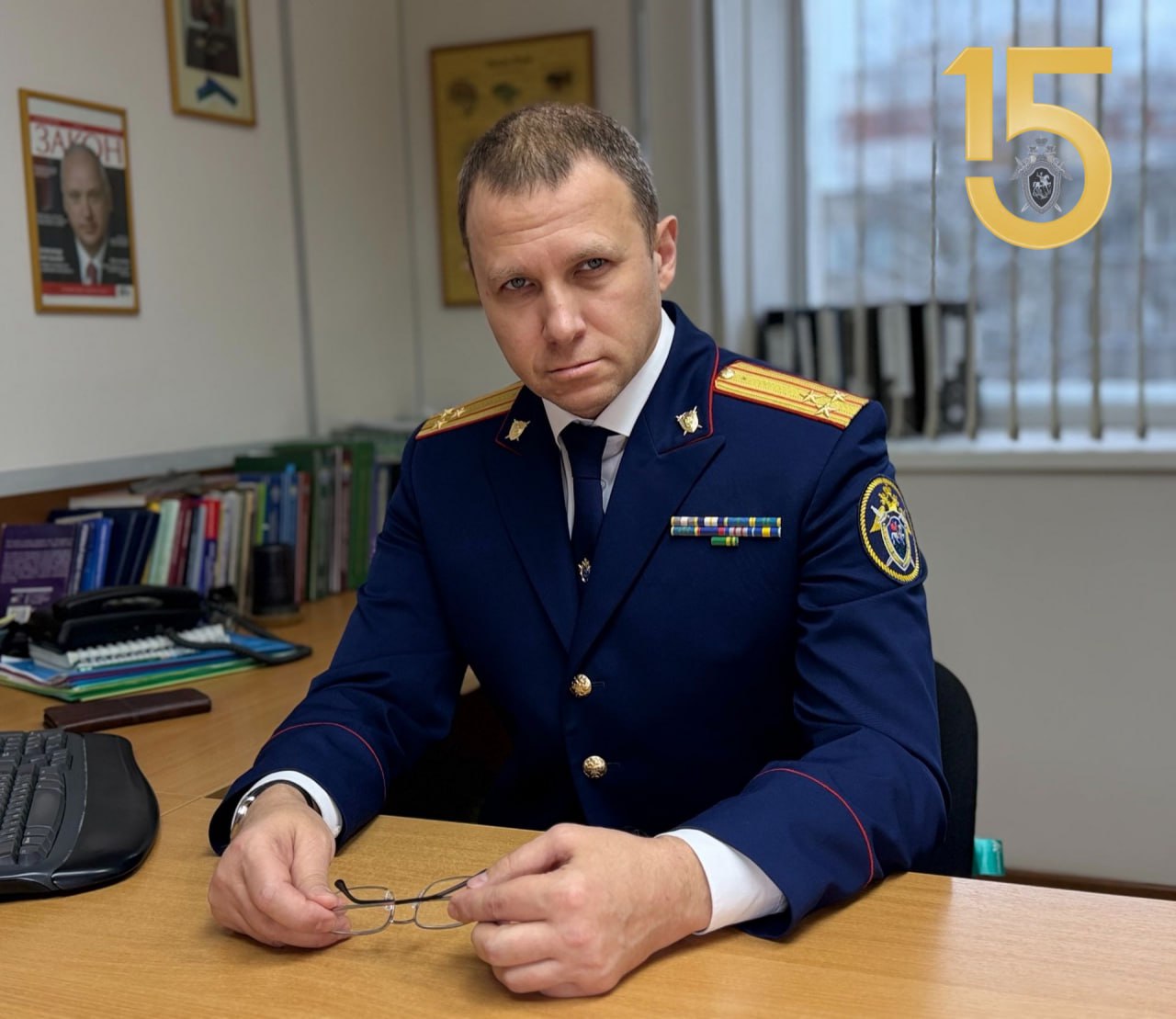 Блиц-интервью руководителя отдела криминалистики СУ СК России по Республике Коми полковника юстиции Владислава Валерьевича Цебро