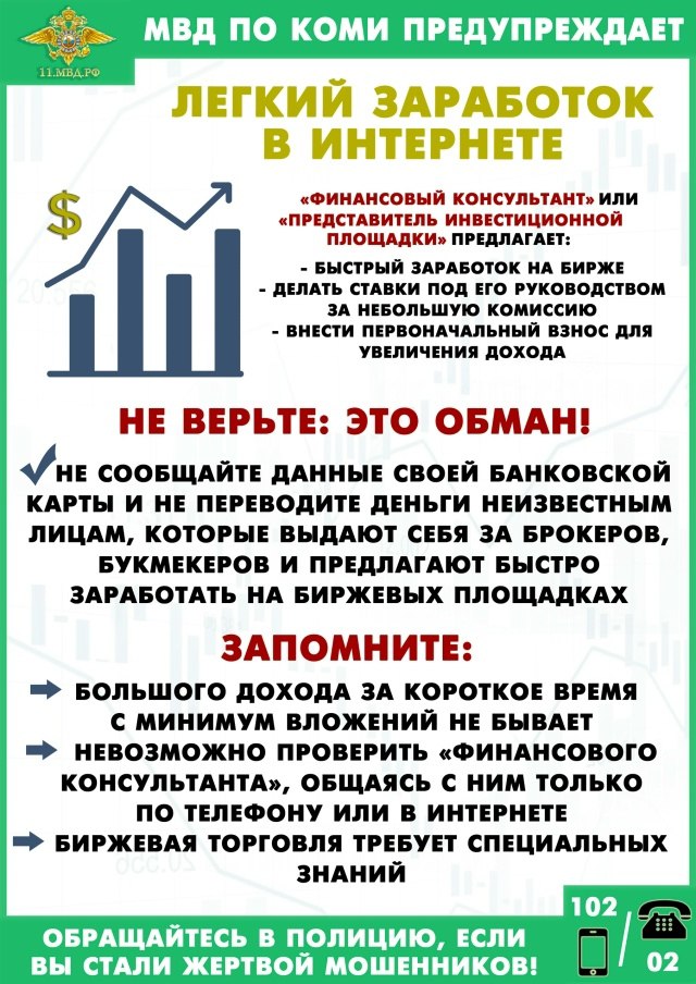 После знакомства в соцсети сыктывкарка перевела мошенникам более 1,7 млн рублей