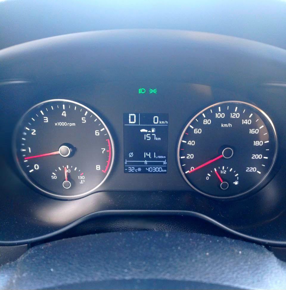 Максим Мартышин: На улице крепкие морозы, на приборной панели машины 32. Провожу плановый объезд города