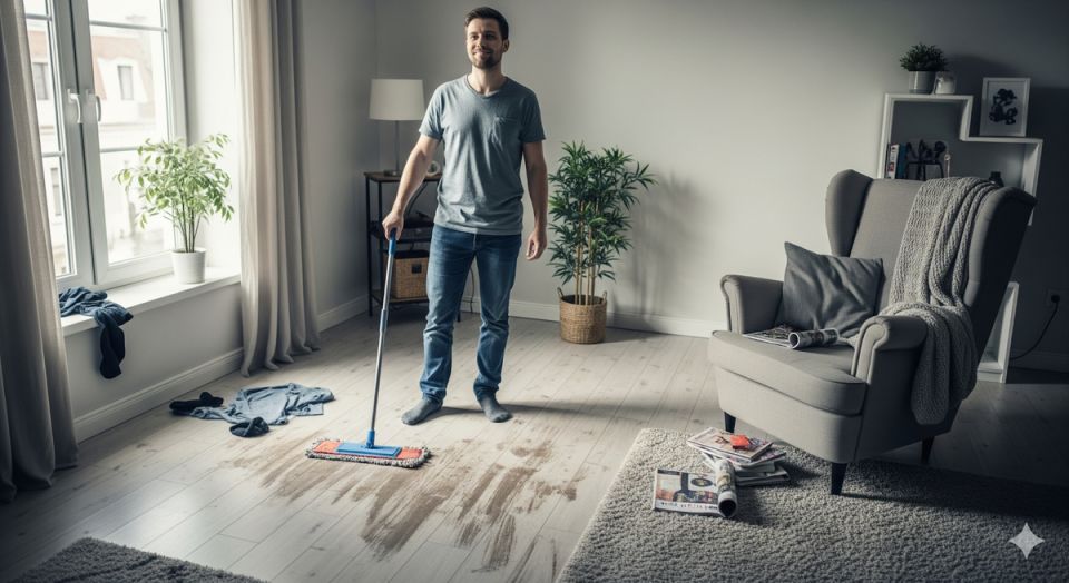 Уборка по-мужски: как найти общий язык с хаосом