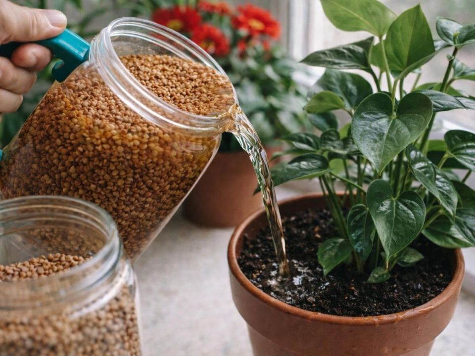 Как волшебство гречки оживляет цветы: секреты из кухни