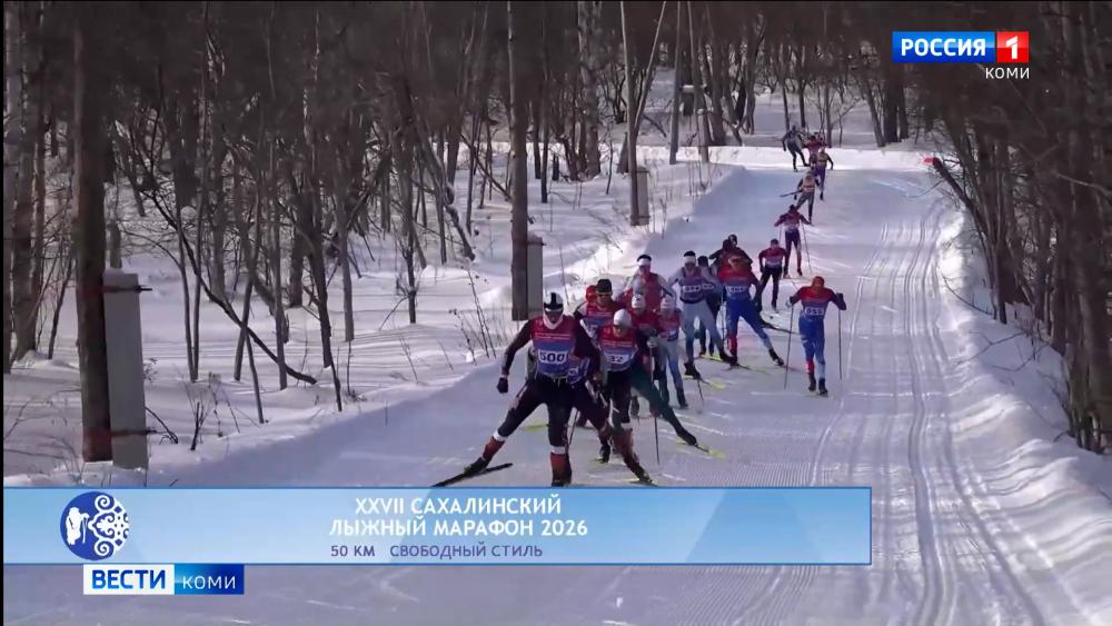 Алексей Виценко и Анастасия Власова стали первыми на Международном сахалинском лыжном марафоне