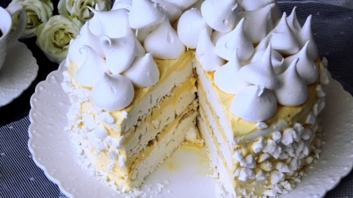 Торт Полёт: как приготовить воздушный десерт без муки и духовки