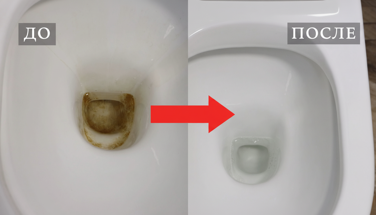 Как сделать унитаз чистым всего за 3 рубля