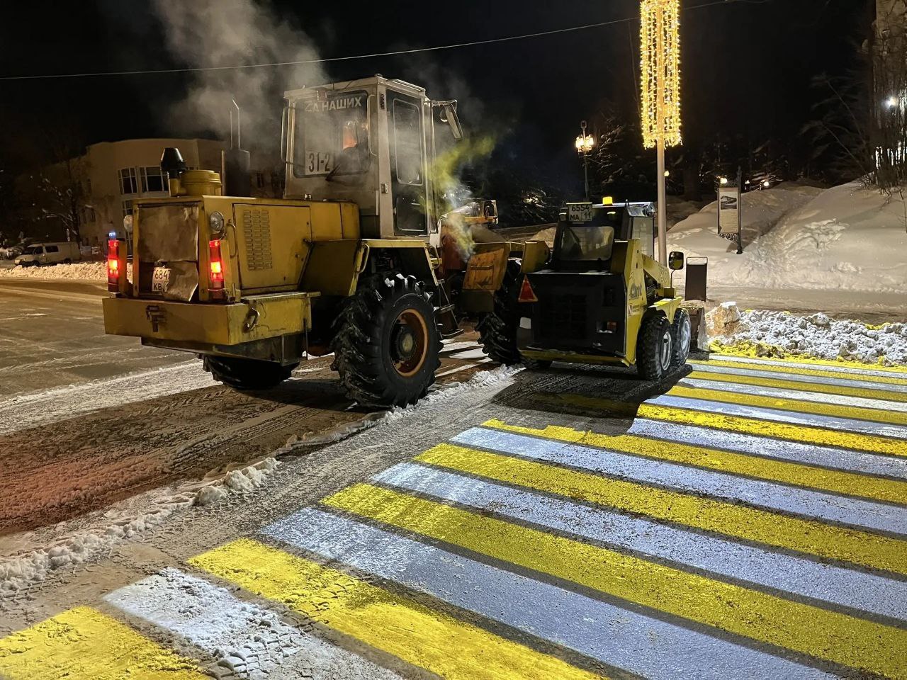 Максим Мартышин: Пока город спал, наши дорожники не прекращали работать