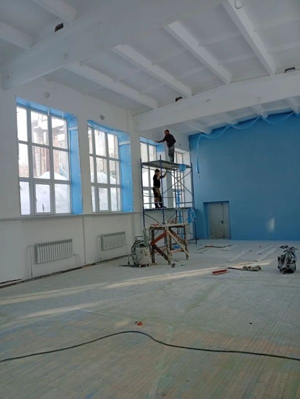 Ремонт школы села Визинга близок к завершению