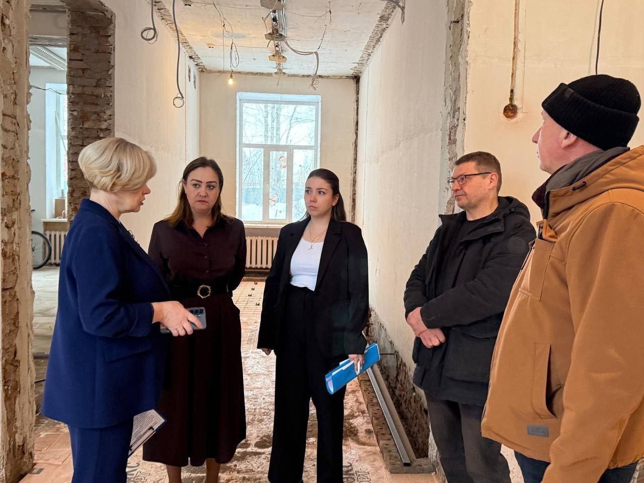 Продолжаем контролировать ход капитального ремонта Технического лицея - работы идут по графику Продолжаем контролировать ход капитального ремонта Технического лицея - работы идут по графику