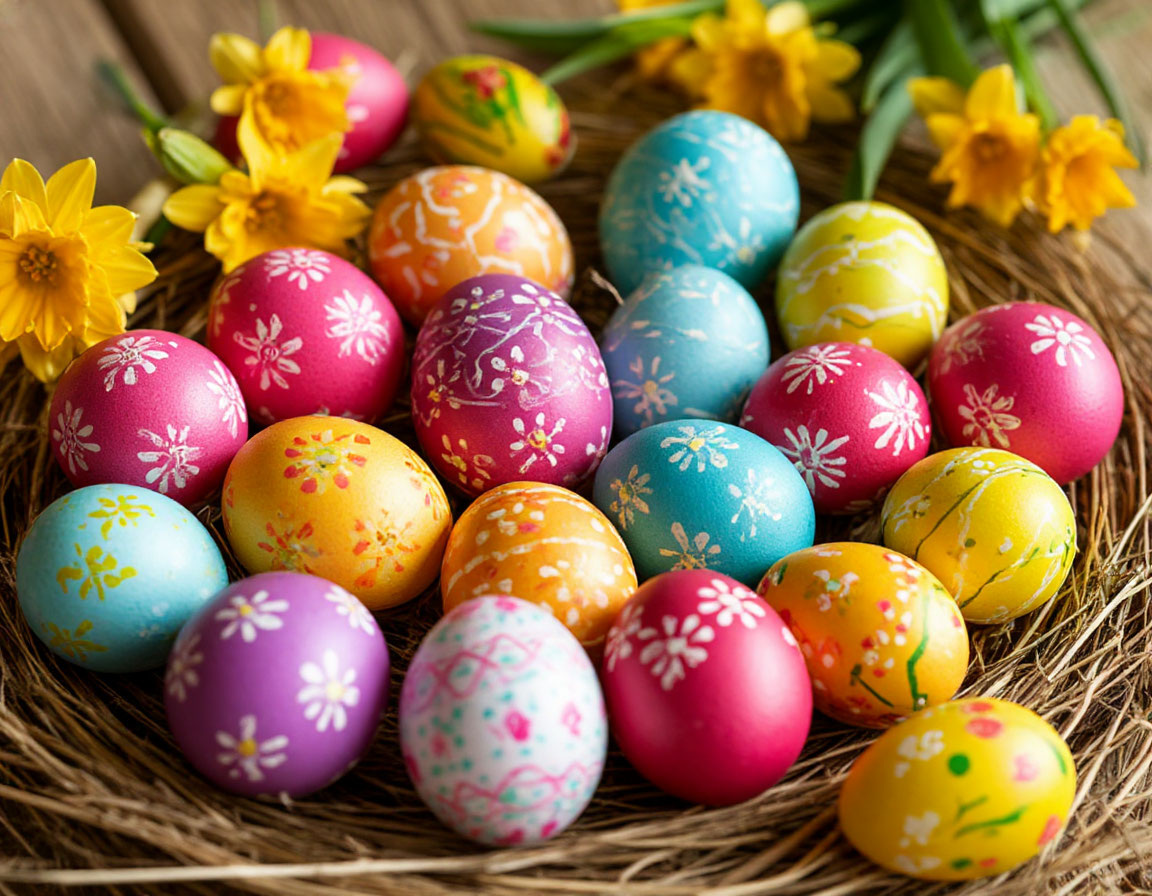 Пасхальные яйца: красный или разнообразие цветов?