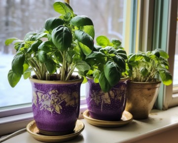 Как вырастить ароматный базилик в зимнем огороде