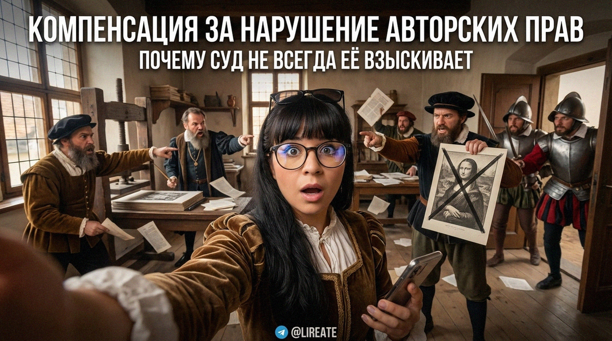 Компенсация за нарушение авторских прав: сложная реальность судов