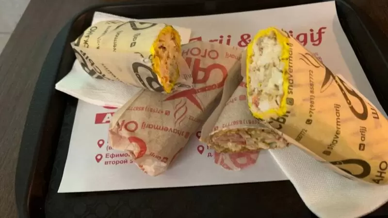 Шаверма признана королевой меню на маршруте Москва—Санкт-Петербург