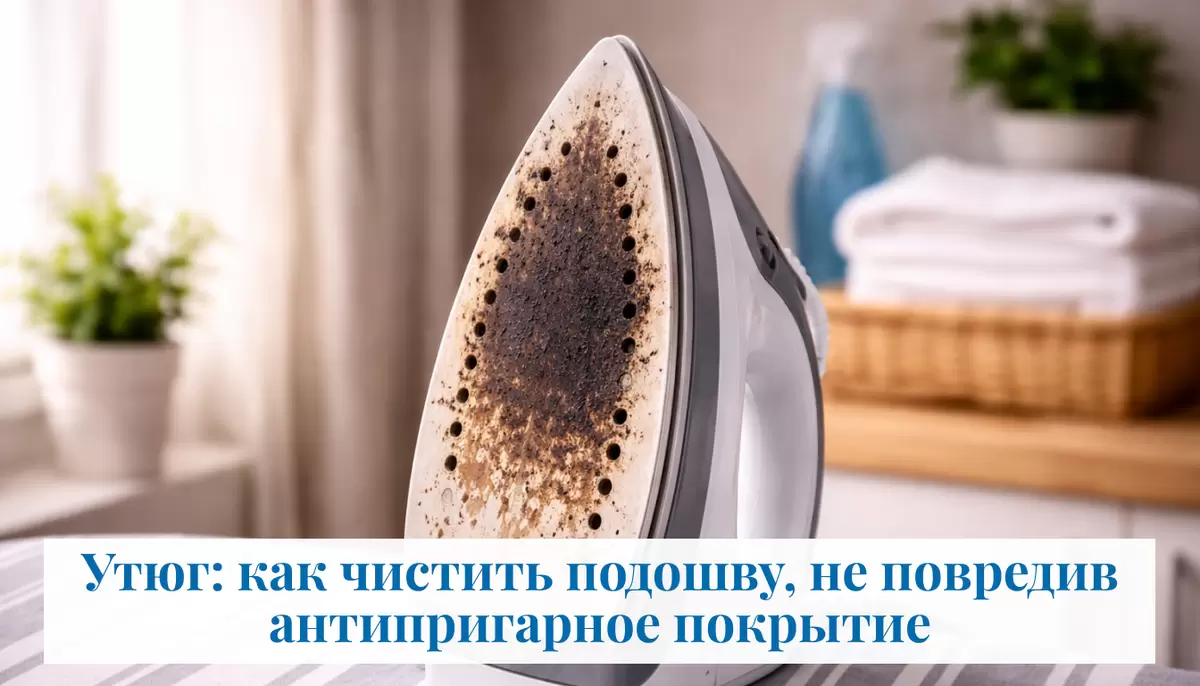 Очистка подошвы утюга: секреты без ущерба для антипригарного покрытия