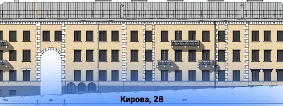 В Сыктывкаре этим летом капитально обновят фасады двух домов в центре города