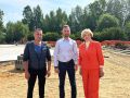 В Сыктывкаре проверили, как строится новая спортплощадка в Нижнем Чове