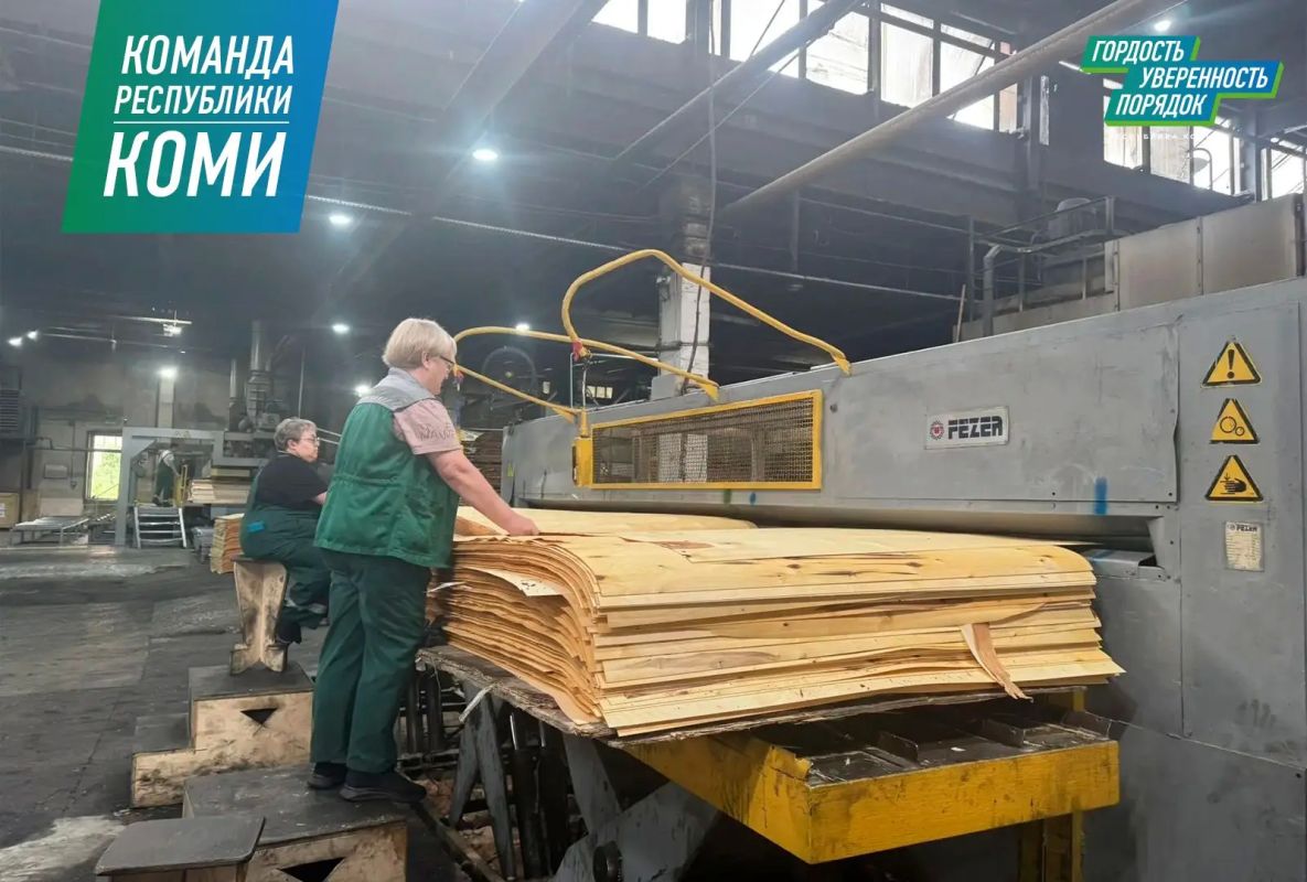 В Коми перезапустили Жешартский фанерный комбинат В Коми перезапустили Жешартский фанерный комбинат