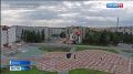 В Усинске продолжается обустройство площадки у кинотеатра Томлун