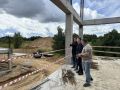 На стройплощадке школы по улице Тентюковская в Сыктывкаре увеличили число рабочих и техники