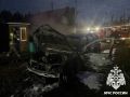 За #ДежурныеСутки огнеборцы Республики Коми ликвидировали возгорание легкового автомобиля по улице Сосновая посёлка Троицко-Печорск на площади 7 квадратных метров