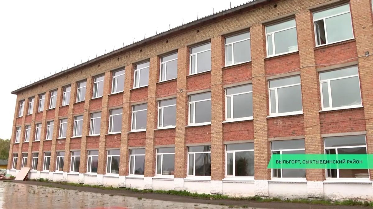 На 2 месяца раньше начался капительный ремонт в школе №1 Выльгорта