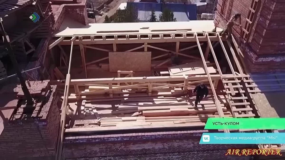Творческая медиагруппа «МЫ» из Усть-Кулома сняла фильм о настоятеле храма святых апостолов Петра и Павла, который служит в селе 20 лет
