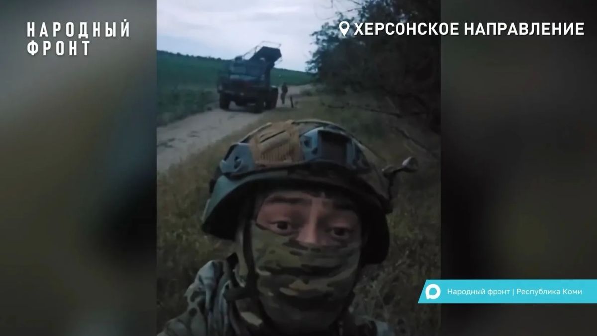 Народный фронт республики поделился видео бойцов с херсонского направления