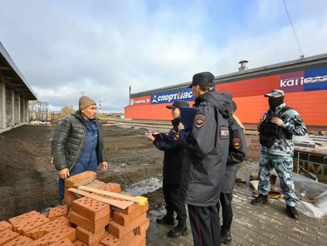На территории Воркуты продолжаются мероприятия второго этапа федеральной оперативно-профилактической операции «Нелегал-2026» На территории Воркуты продолжаются мероприятия второго этапа федеральной оперативно-профилактической операции «Нелегал-2026»